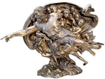 Veronese bronzefigur af Skabelsen af ​​Adam